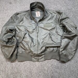 Vintage Avirex FR Jacket Mens Large CWU-36P Flyers Flight Bomber Military 80s